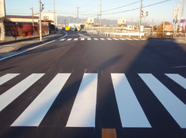 山梨県主要地方道富士川南アルプス線舗装工事